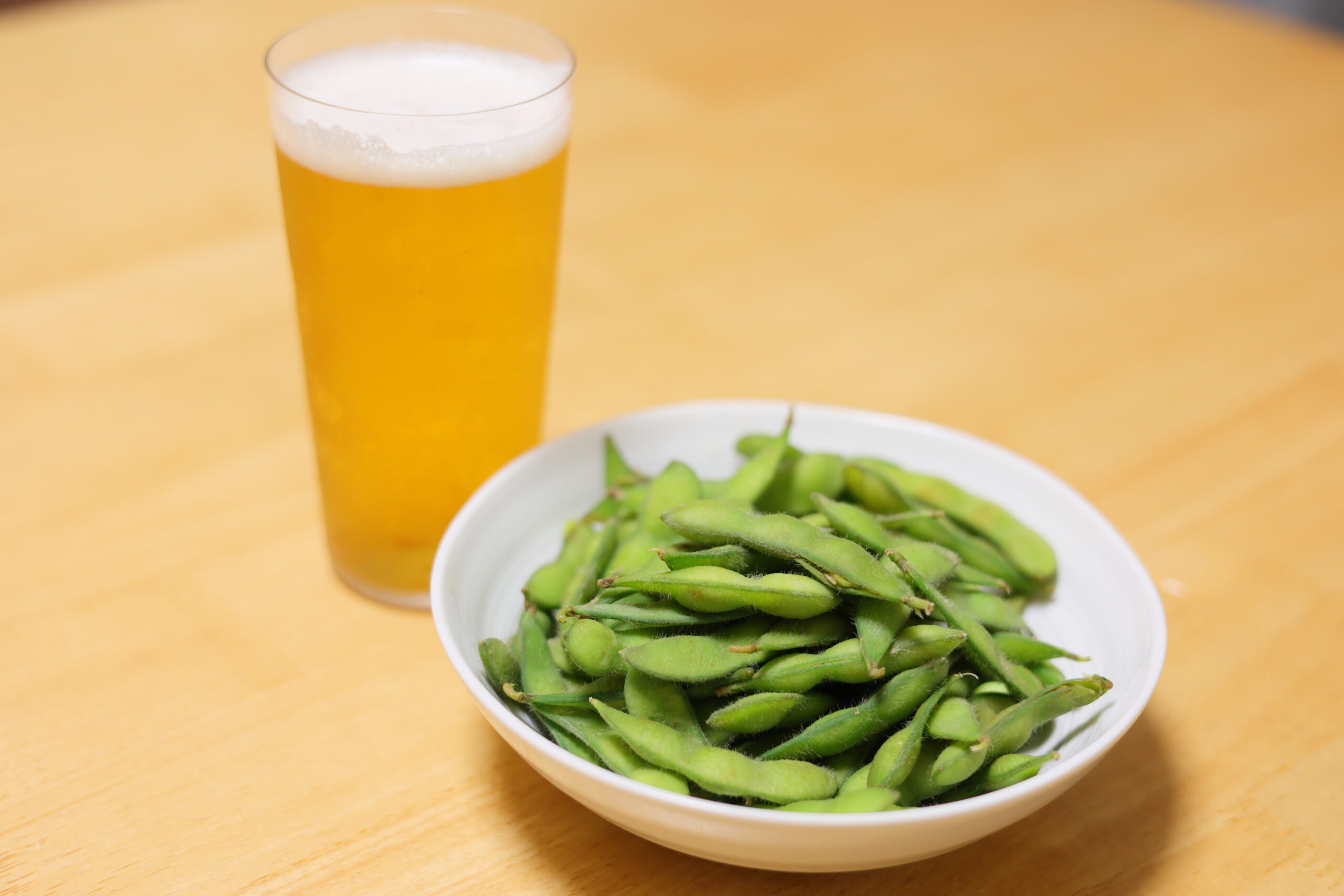 エダマメとビール