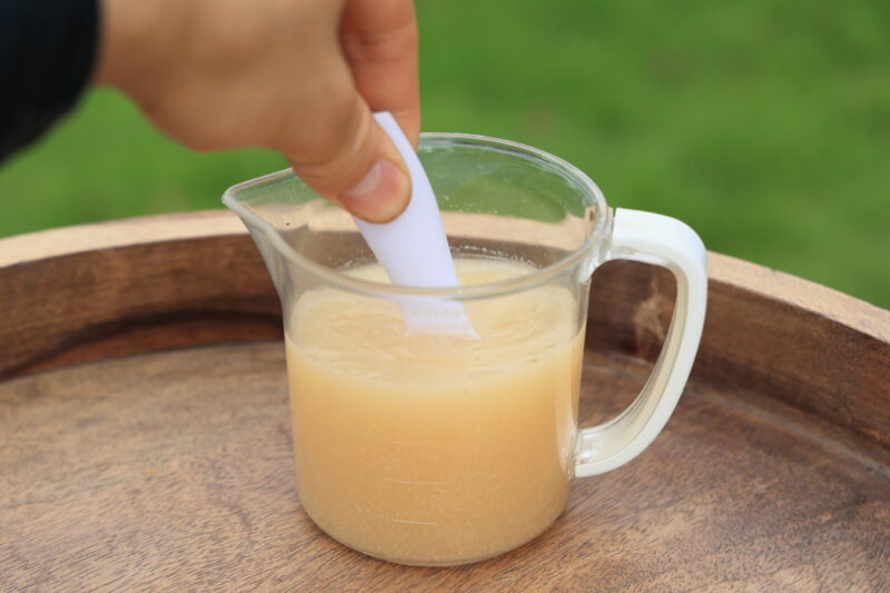 ゼンターリを入れたら良く混ぜる